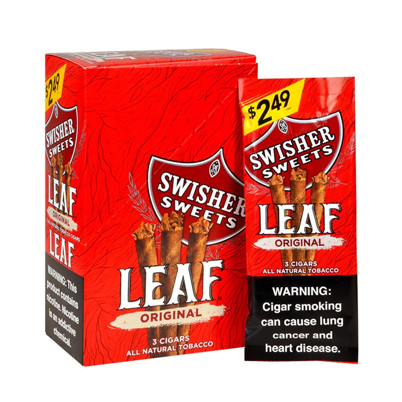 Swisher Sweets leaf 3pk (Original)