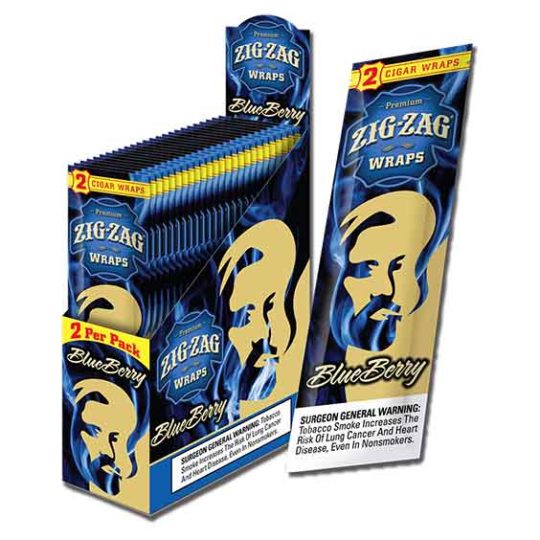 Zig-zag wrap 2pk Blueberry