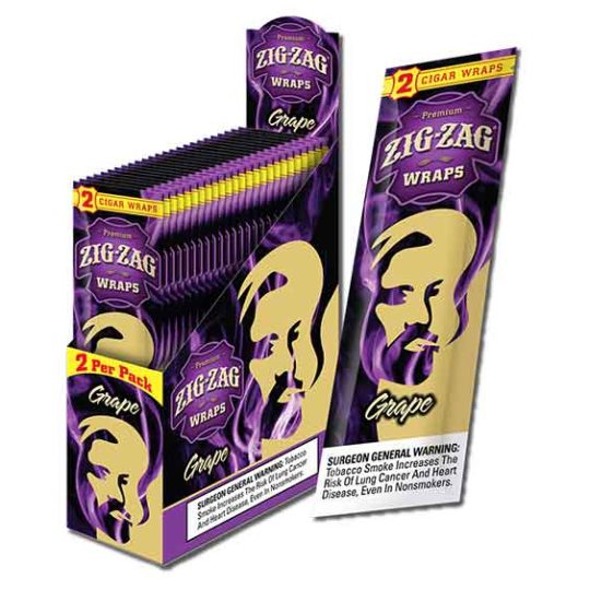 Zig-zag wrap 2pk Grape