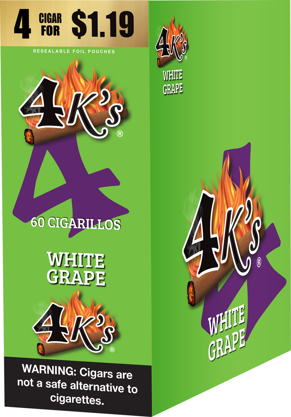 4Ks Cigarillos White Grape