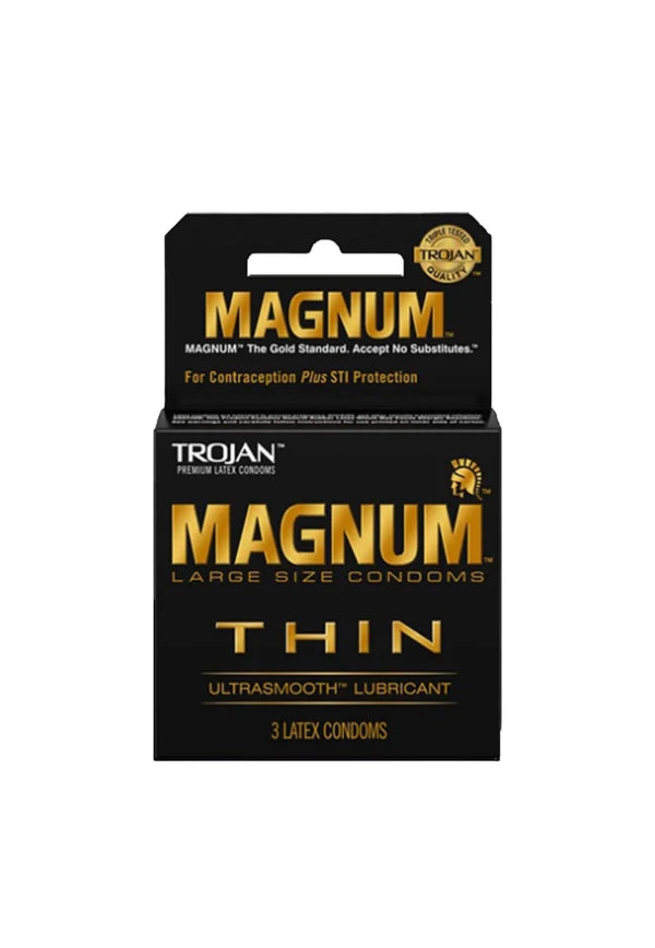 Trojan Magnum Thin Condoms 6 Packs of 3