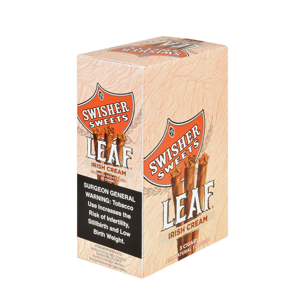 Swisher Sweets leaf 3pk (Irish Cream)