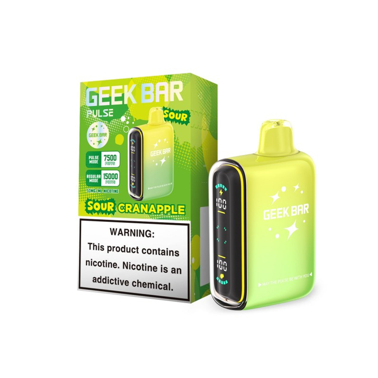 Geek bar 15k puffs-  Sour cranapple