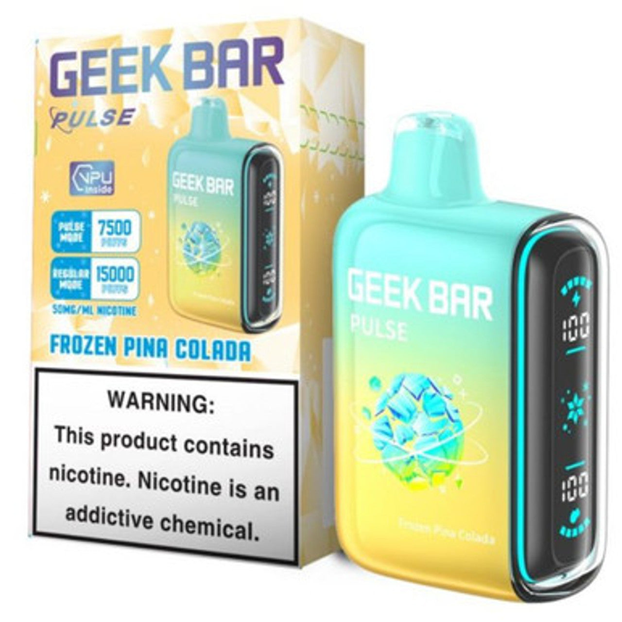 Geek bar 15k puffs-  Frozen Pina Colada