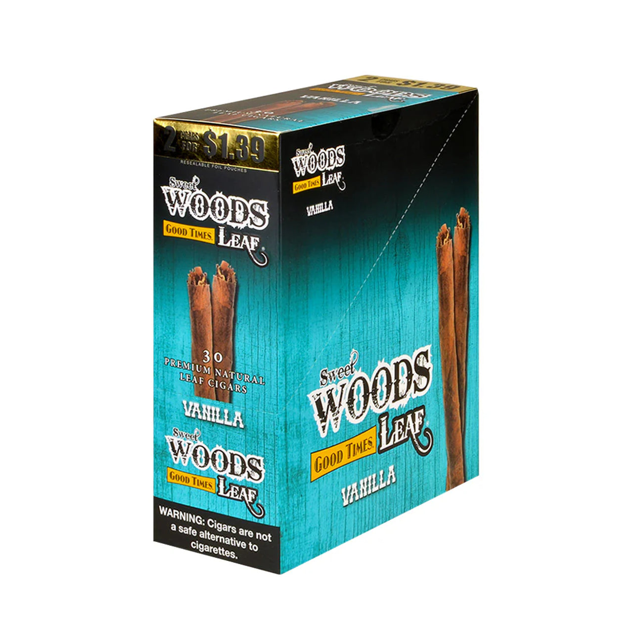 Sweet Woods leaf 2pk Vanilla