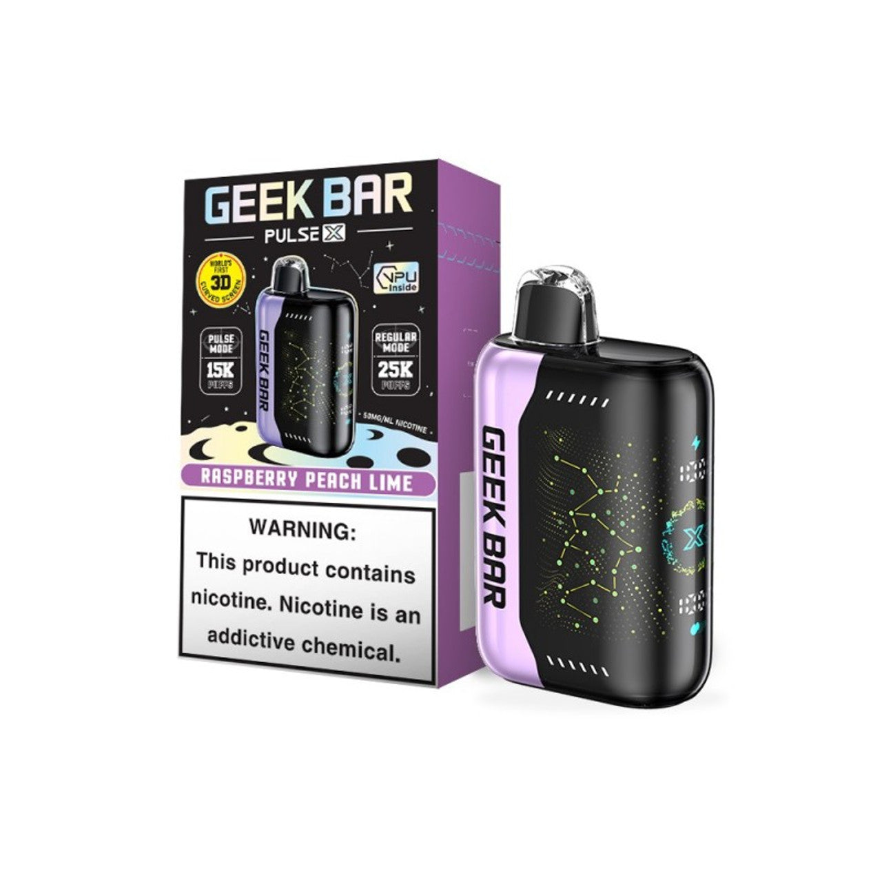 Geek Bar Pulse x- Raspberry Peach Lime