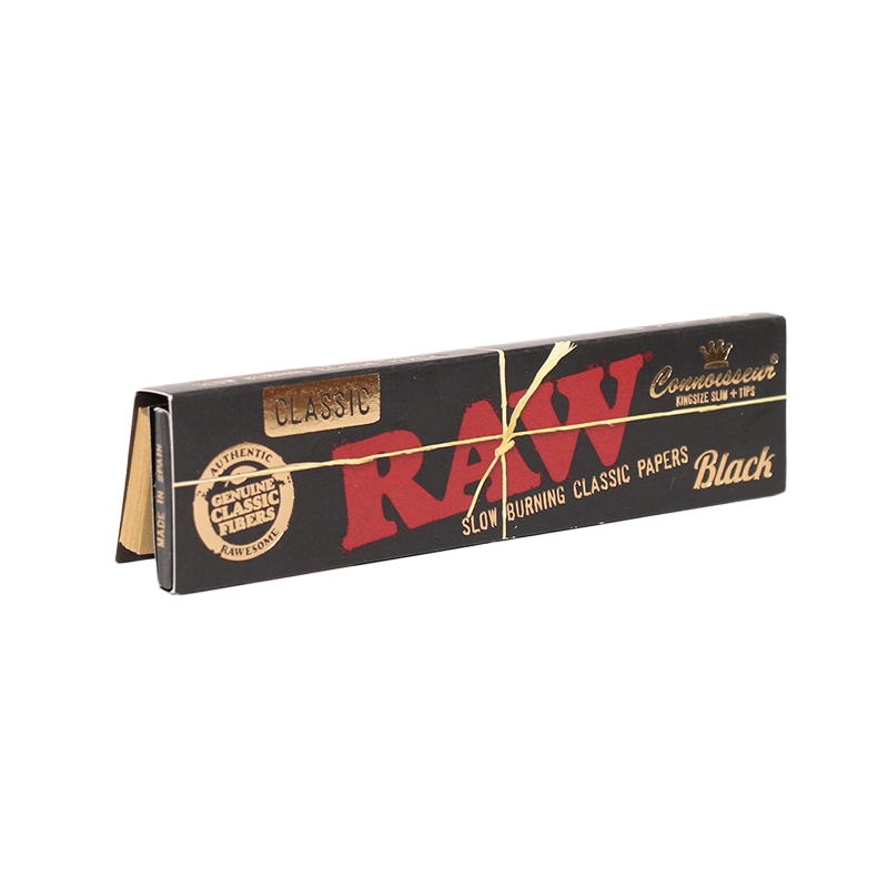 RAW Black Connoisseur King Size Slim