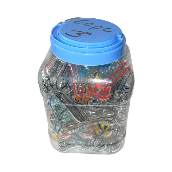 3 Inch Medium Water Pipe 60ct Jar