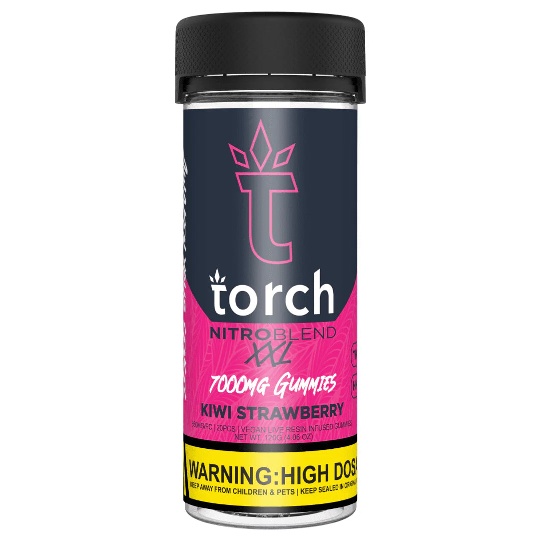 Torch Nitro Blend XXL Gummies Kiwi Strawberry 7000mg (Vegan)